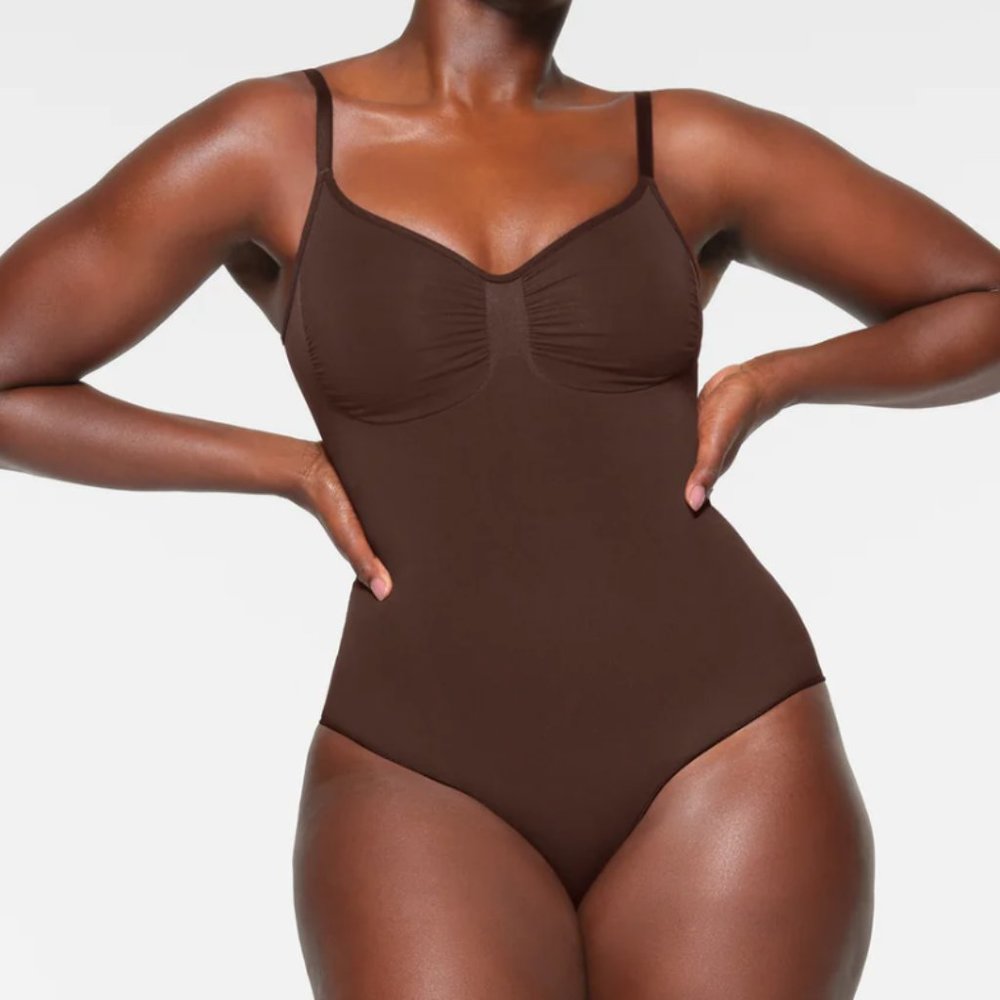 SKIMS Espresso Brief Bodysuit